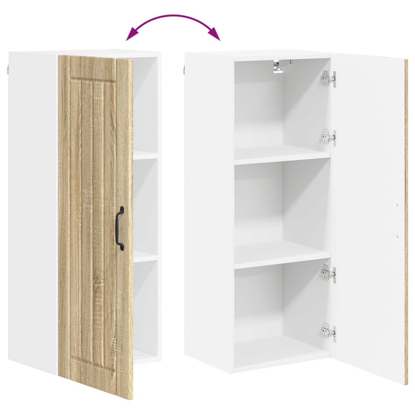 vidaXL Küchenschrank Sonoma-Eiche 40 x 31 x 100 cm Holzwerkstoff