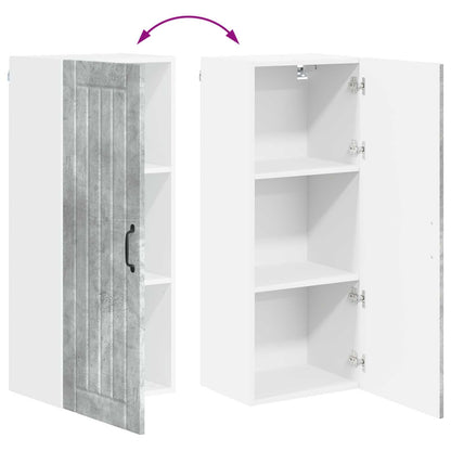 Küchenschrank Beton Grau 40 x 31 x 100 cm Holzwerkstoff