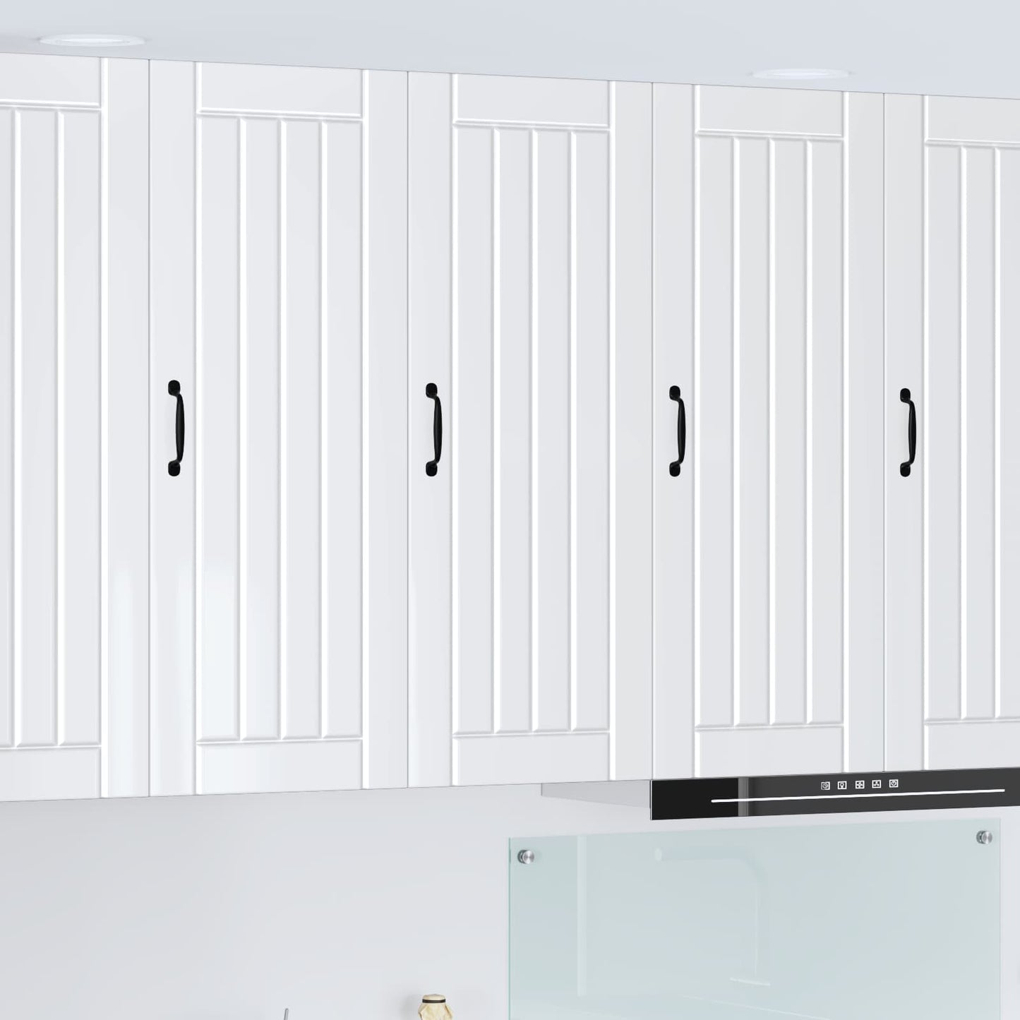 vidaXL Küchenschrank Hochglanz Weiß 40 x 31 x 100 cm Holzwerkstoff