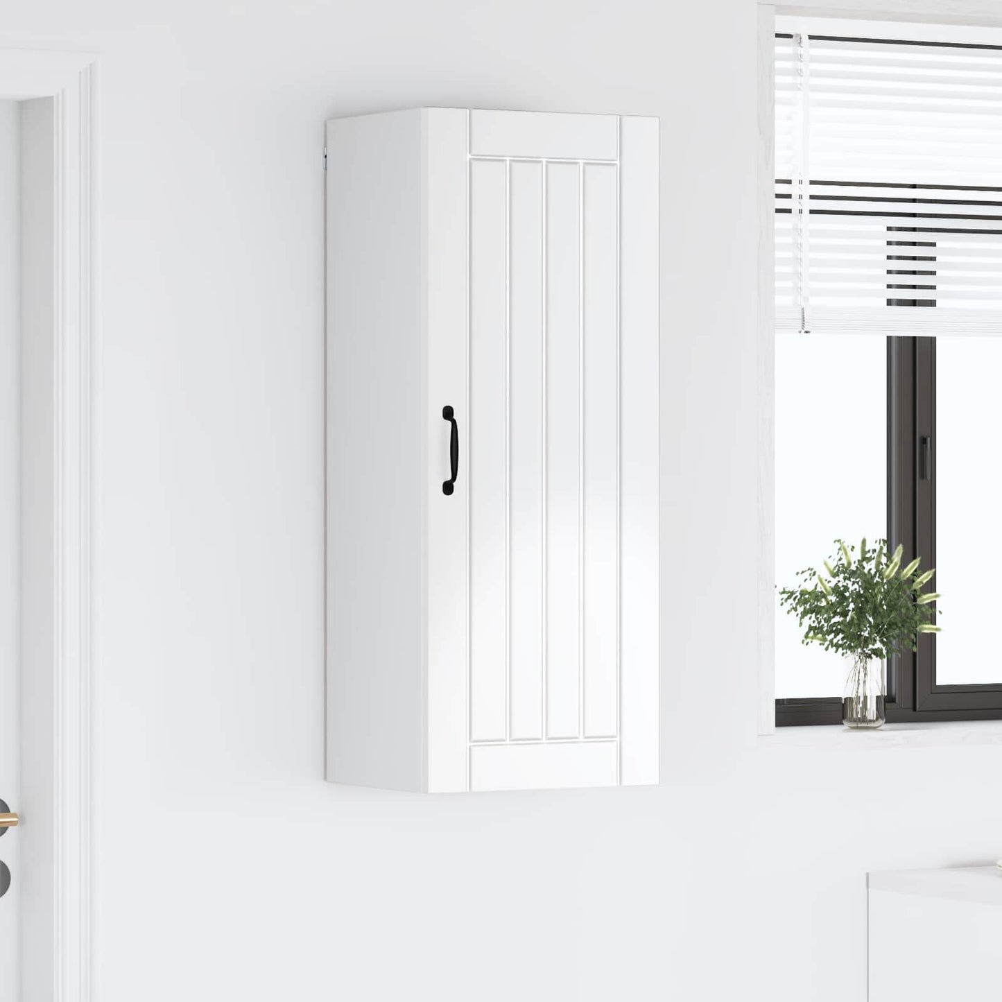 vidaXL Küchenschrank Hochglanz Weiß 40 x 31 x 100 cm Holzwerkstoff