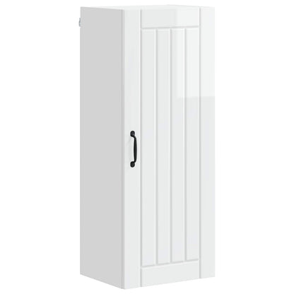 vidaXL Küchenschrank Hochglanz Weiß 40 x 31 x 100 cm Holzwerkstoff