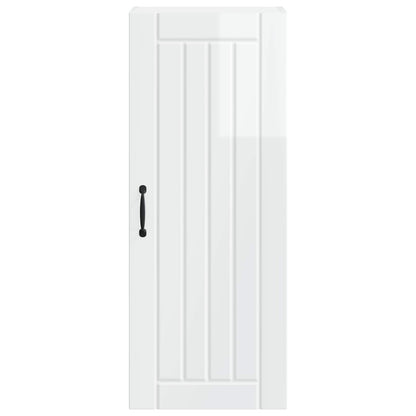 vidaXL Küchenschrank Hochglanz Weiß 40 x 31 x 100 cm Holzwerkstoff