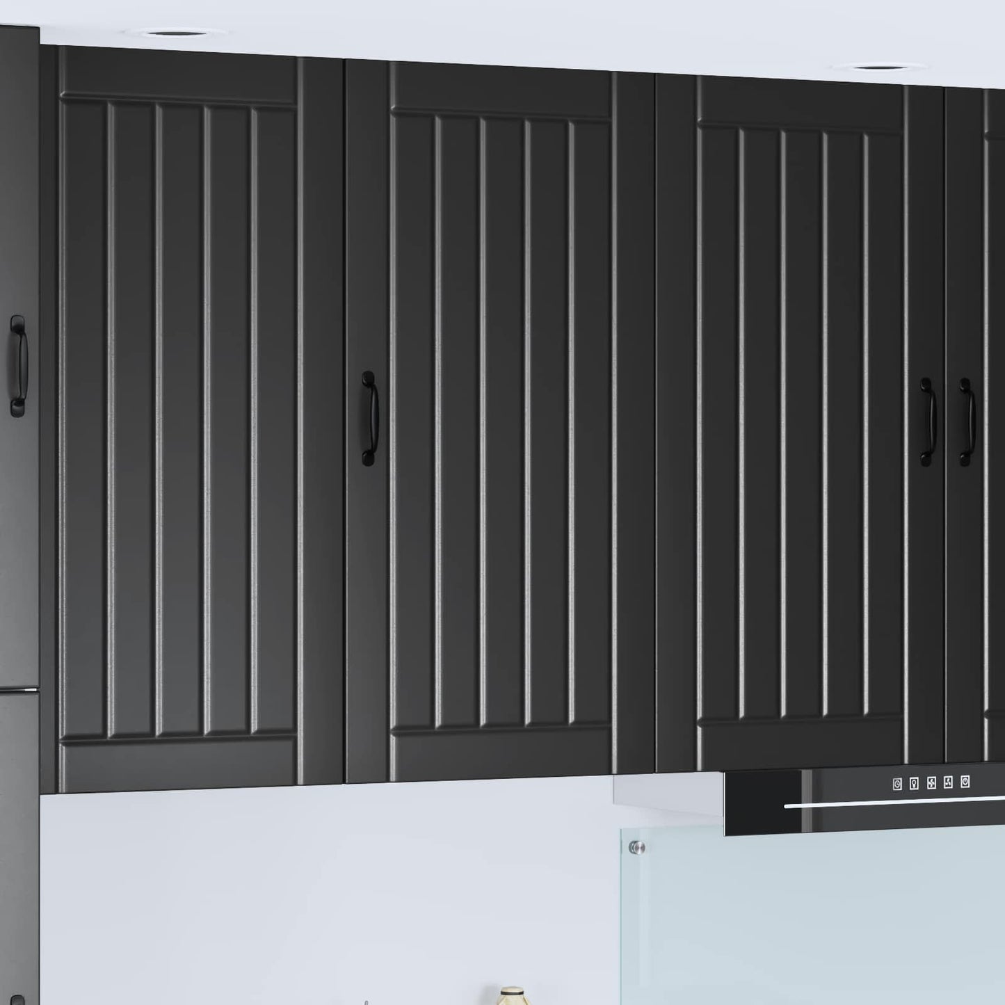 vidaXL Küchenschrank Schwarz 50 x 31 x 100 cm Holzwerkstoff