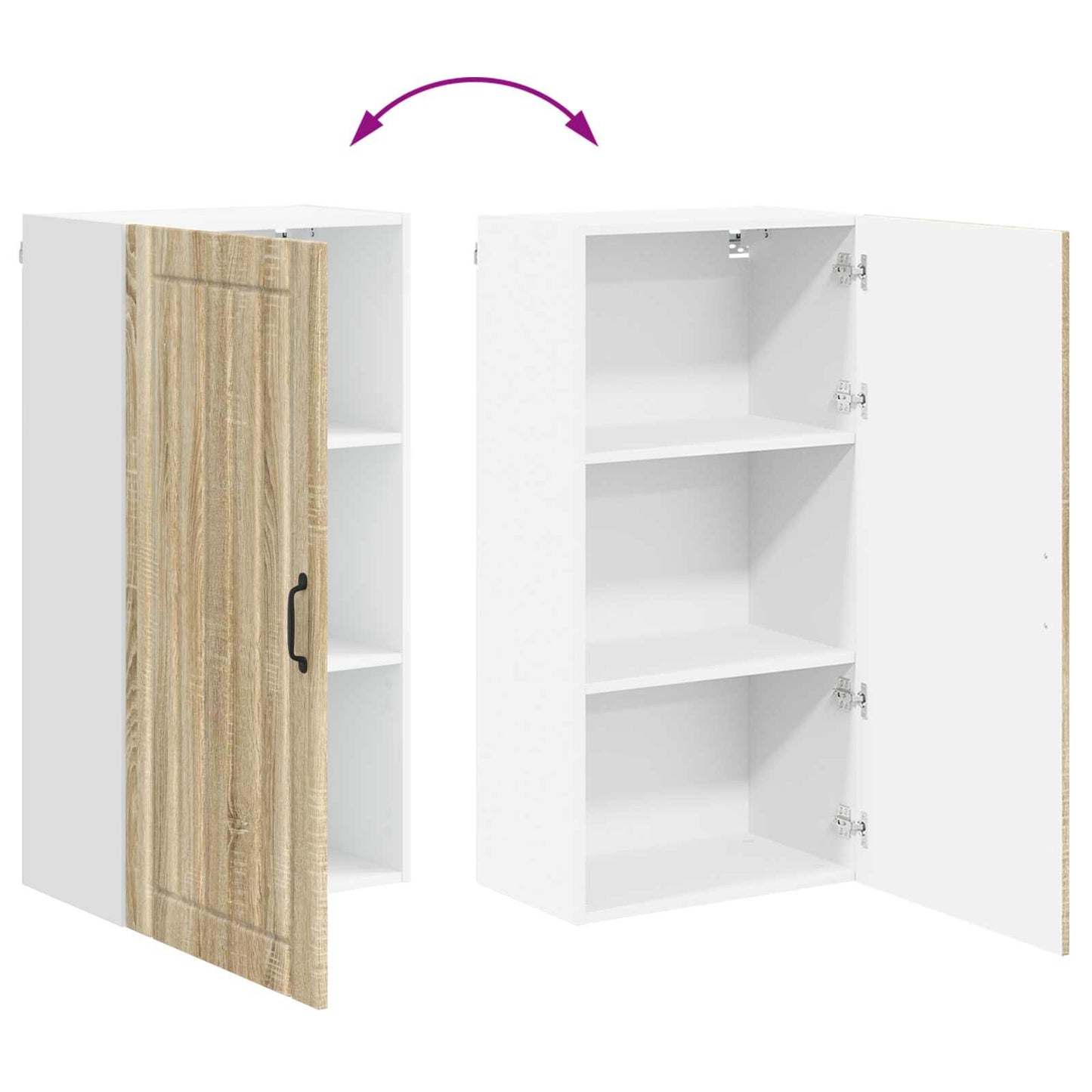 Küchenschrank Sonoma-Eiche 50 x 31 x 100 cm Holzwerkstoff