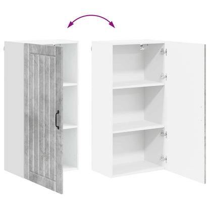 Küchenschrank Beton Grau 50 x 31 x 100 cm Holzwerkstoff