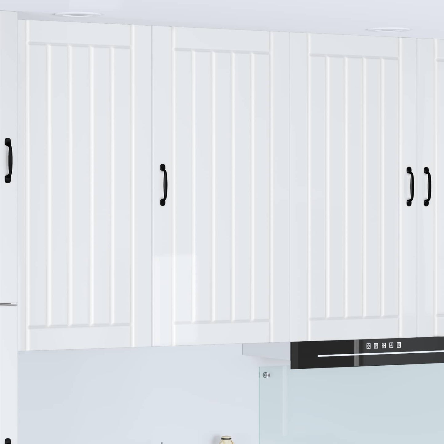 vidaXL Küchenschrank Hochglanz Weiß 50 x 31 x 100 cm Holzwerkstoff