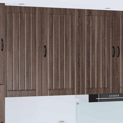 Küchenschrank Braun Eichen-Optik 50 x 31 x 100 cm Holzwerkstoff