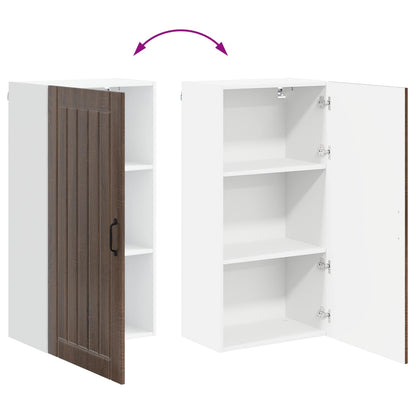 Küchenschrank Braun Eichen-Optik 50 x 31 x 100 cm Holzwerkstoff