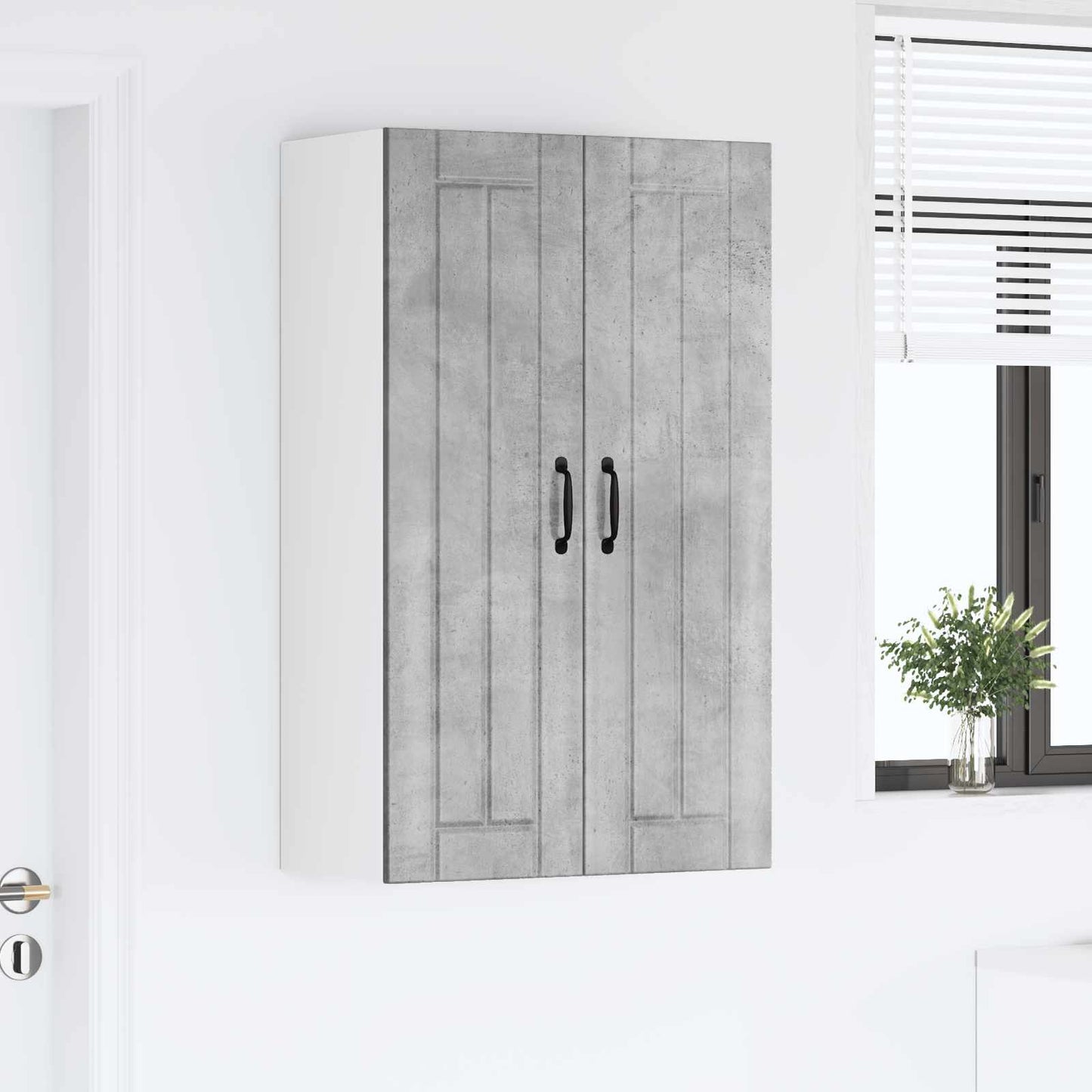 vidaXL Küchenschrank Beton Grau 60 x 31 x 100 cm Holzwerkstoff