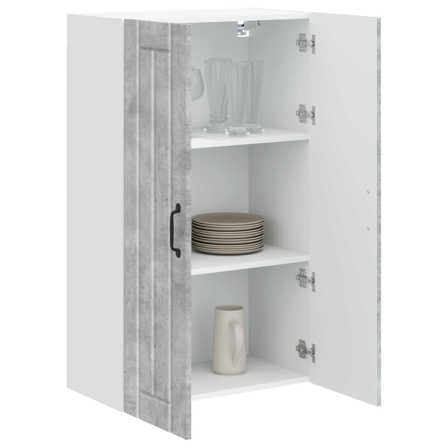 vidaXL Küchenschrank Beton Grau 60 x 31 x 100 cm Holzwerkstoff