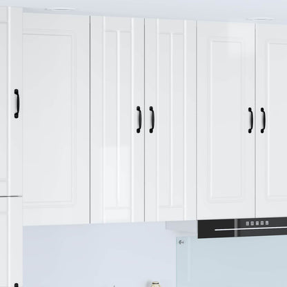 vidaXL Küchenschrank Hochglanz Weiß 60 x 31 x 100 cm Holzwerkstoff