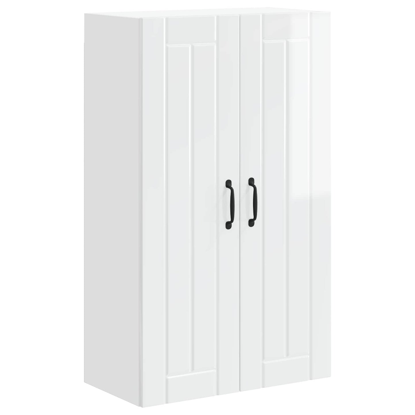 vidaXL Küchenschrank Hochglanz Weiß 60 x 31 x 100 cm Holzwerkstoff
