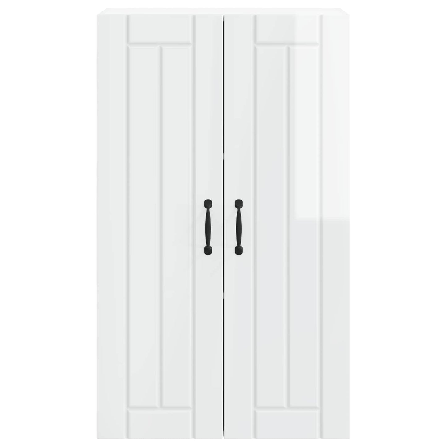 vidaXL Küchenschrank Hochglanz Weiß 60 x 31 x 100 cm Holzwerkstoff