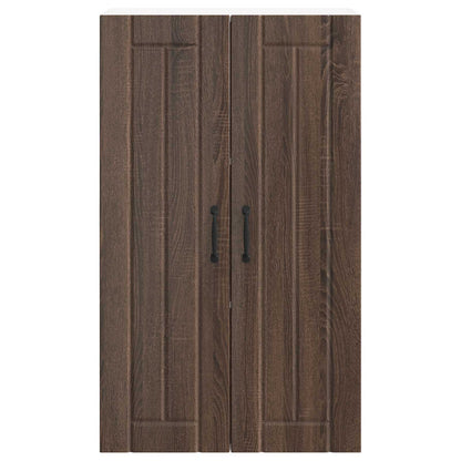 vidaXL Küchenschrank Braun Eichen-Optik 60 x 31 x 100 cm Holzwerkstoff