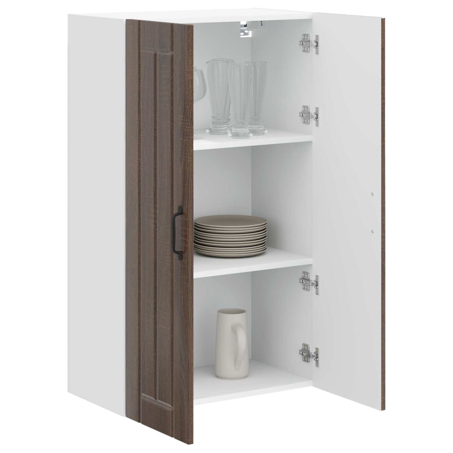vidaXL Küchenschrank Braun Eichen-Optik 60 x 31 x 100 cm Holzwerkstoff