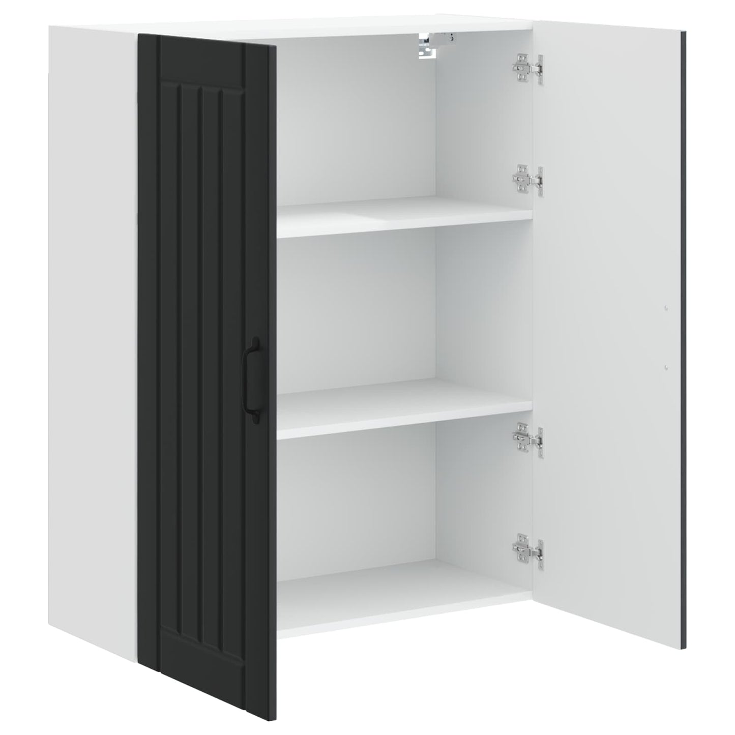 Küchenschrank Schwarz 80 x 31 x 100 cm Holzwerkstoff