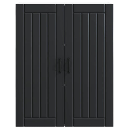 Küchenschrank Schwarz 80 x 31 x 100 cm Holzwerkstoff