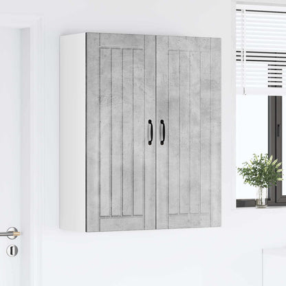 Küchenschrank Beton Grau 80 x 31 x 100 cm Holzwerkstoff