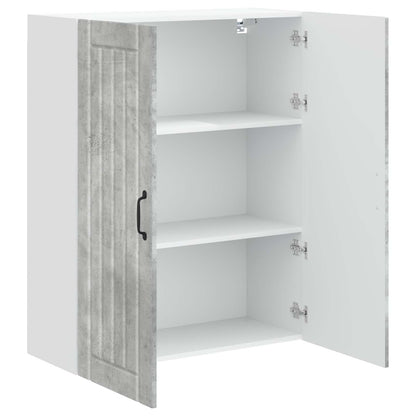 Küchenschrank Beton Grau 80 x 31 x 100 cm Holzwerkstoff