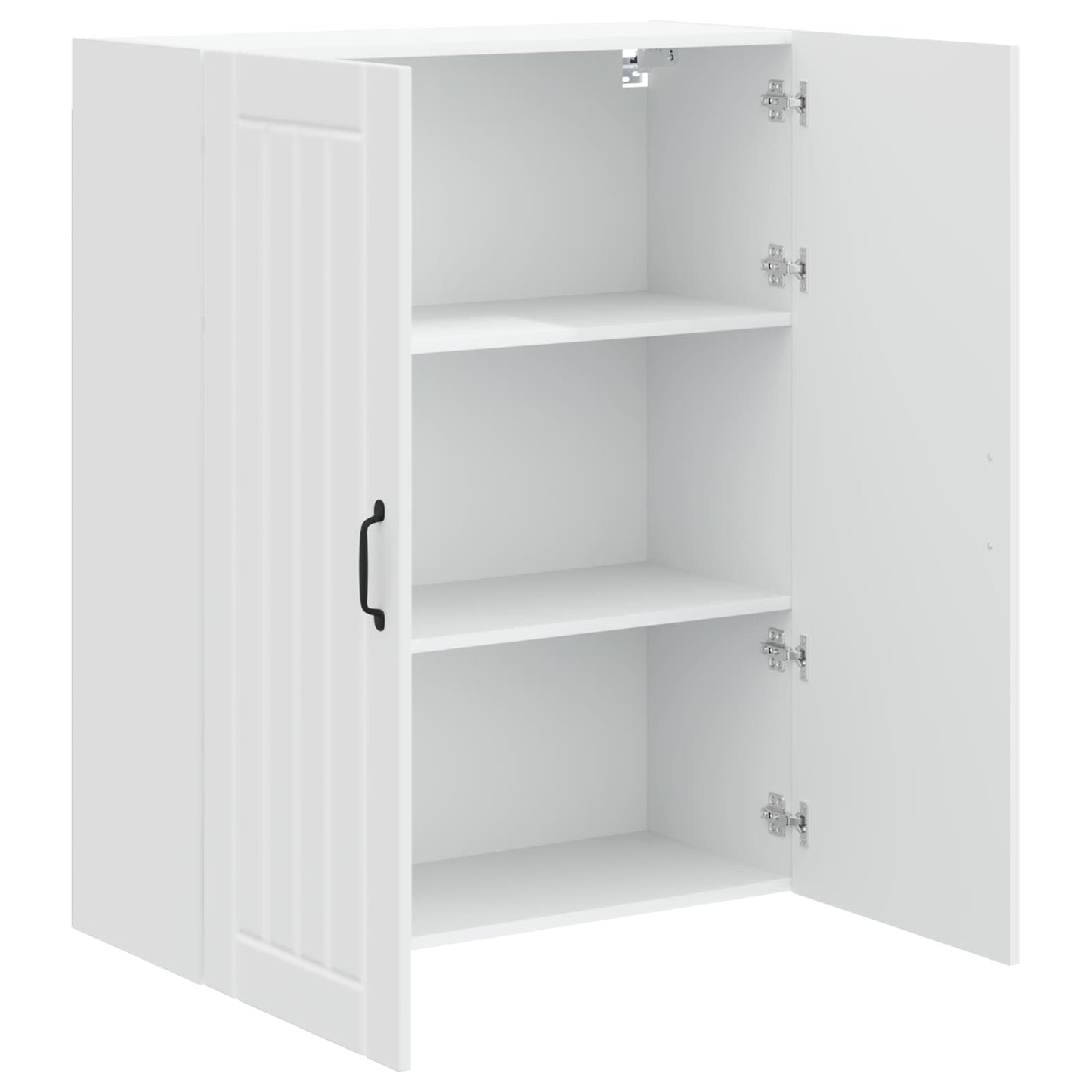 vidaXL Küchenschrank Hochglanz Weiß 80 x 31 x 100 cm Holzwerkstoff