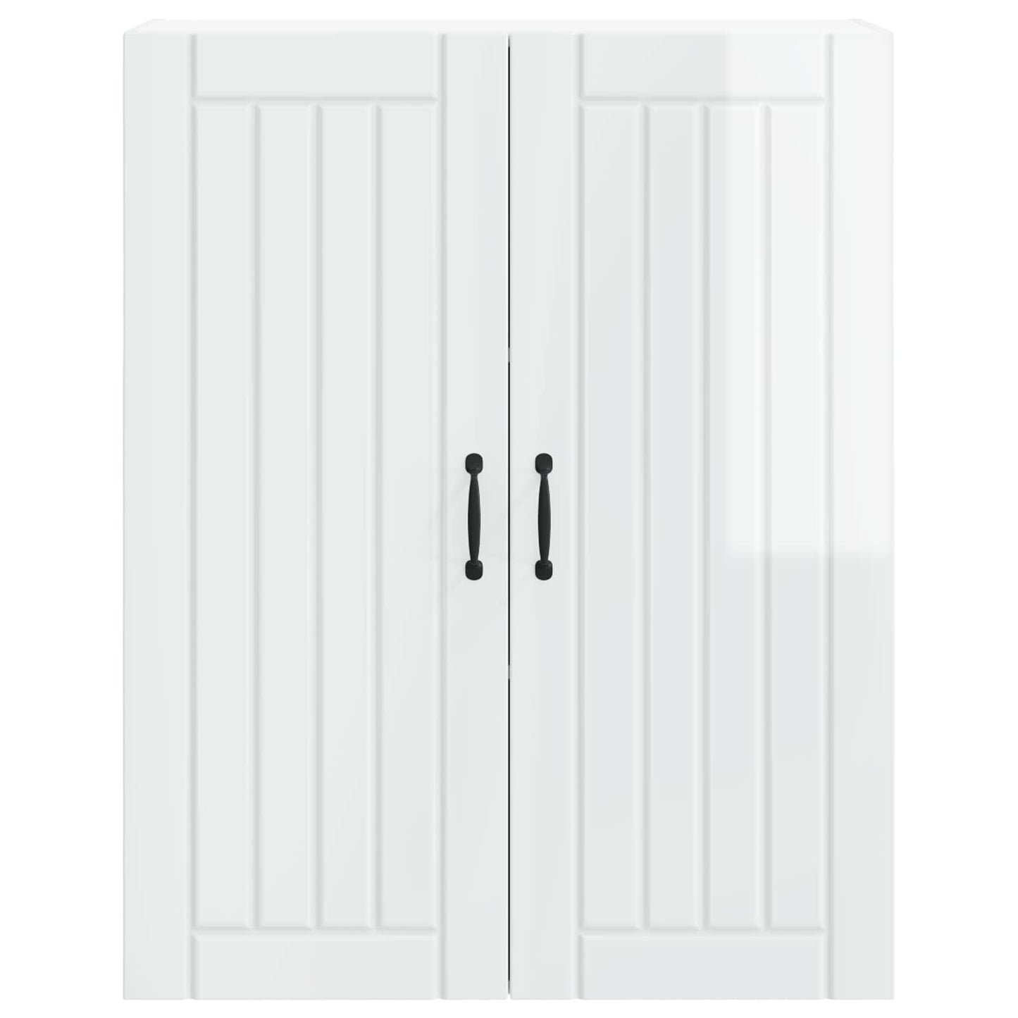vidaXL Küchenschrank Hochglanz Weiß 80 x 31 x 100 cm Holzwerkstoff