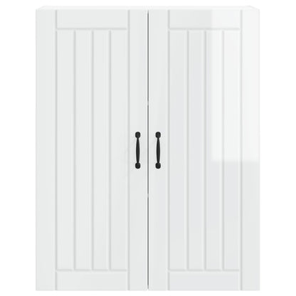 vidaXL Küchenschrank Hochglanz Weiß 80 x 31 x 100 cm Holzwerkstoff