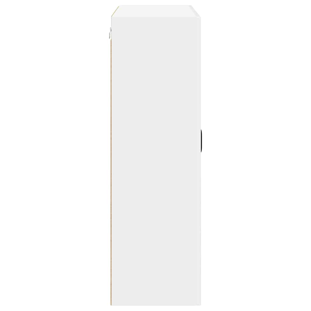 vidaXL Küchenschrank Hochglanz Weiß 80 x 31 x 100 cm Holzwerkstoff