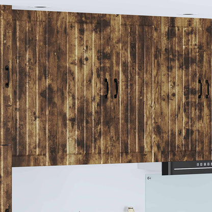 vidaXL Küchenschrank Geräucherte Eiche 80 x 31 x 100 cm Holzwerkstoff