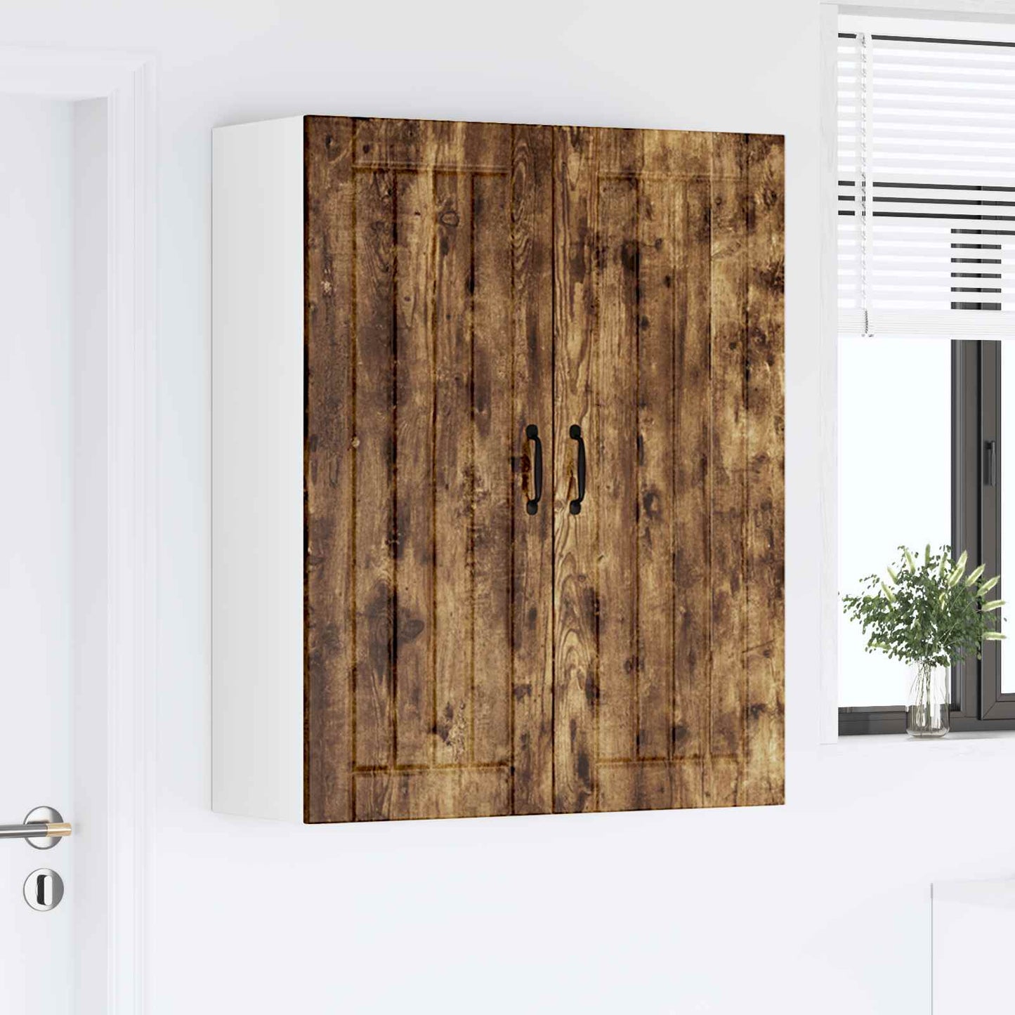 vidaXL Küchenschrank Geräucherte Eiche 80 x 31 x 100 cm Holzwerkstoff