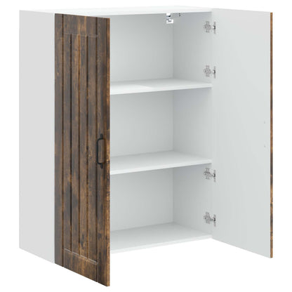 vidaXL Küchenschrank Geräucherte Eiche 80 x 31 x 100 cm Holzwerkstoff