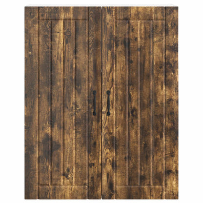 vidaXL Küchenschrank Geräucherte Eiche 80 x 31 x 100 cm Holzwerkstoff