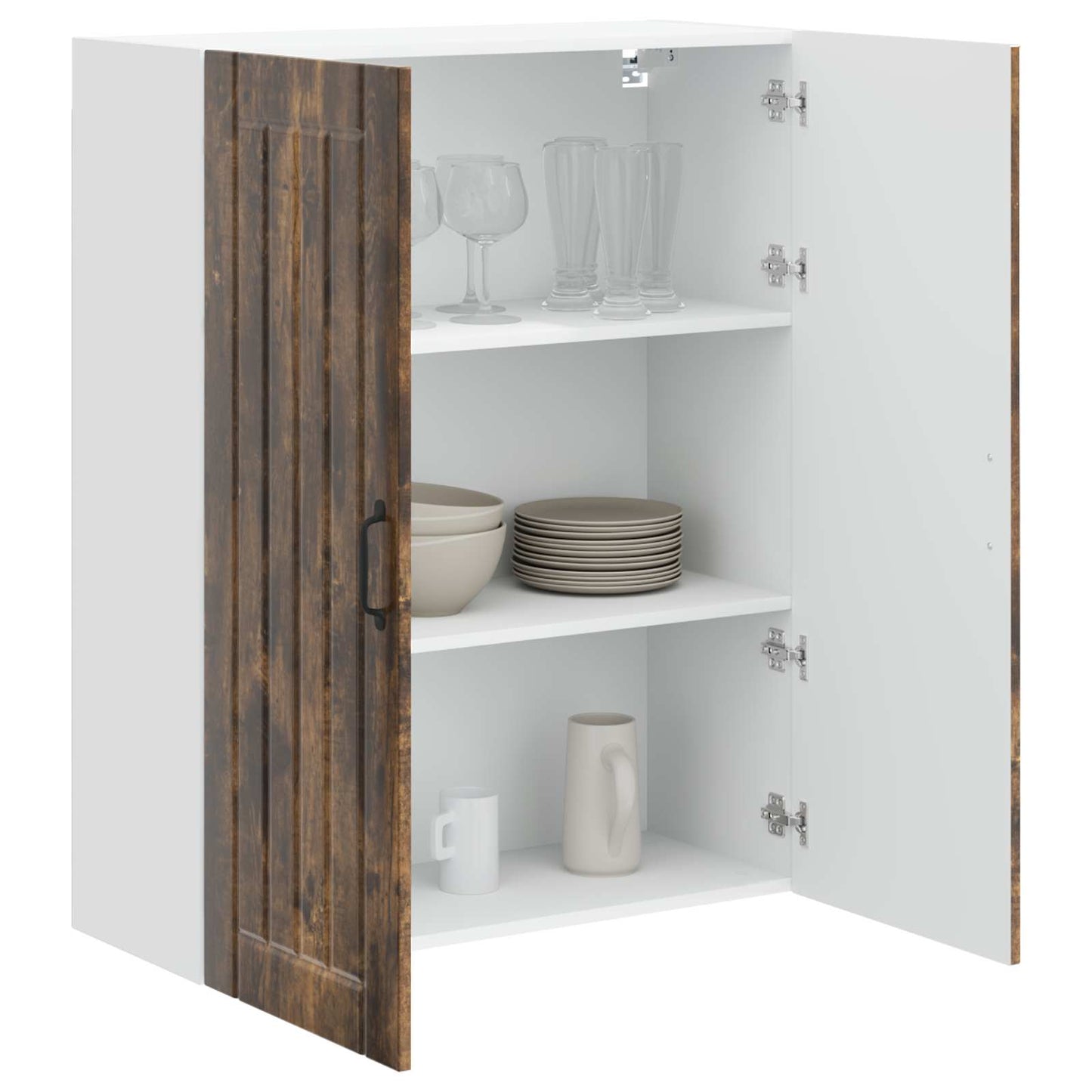 vidaXL Küchenschrank Geräucherte Eiche 80 x 31 x 100 cm Holzwerkstoff