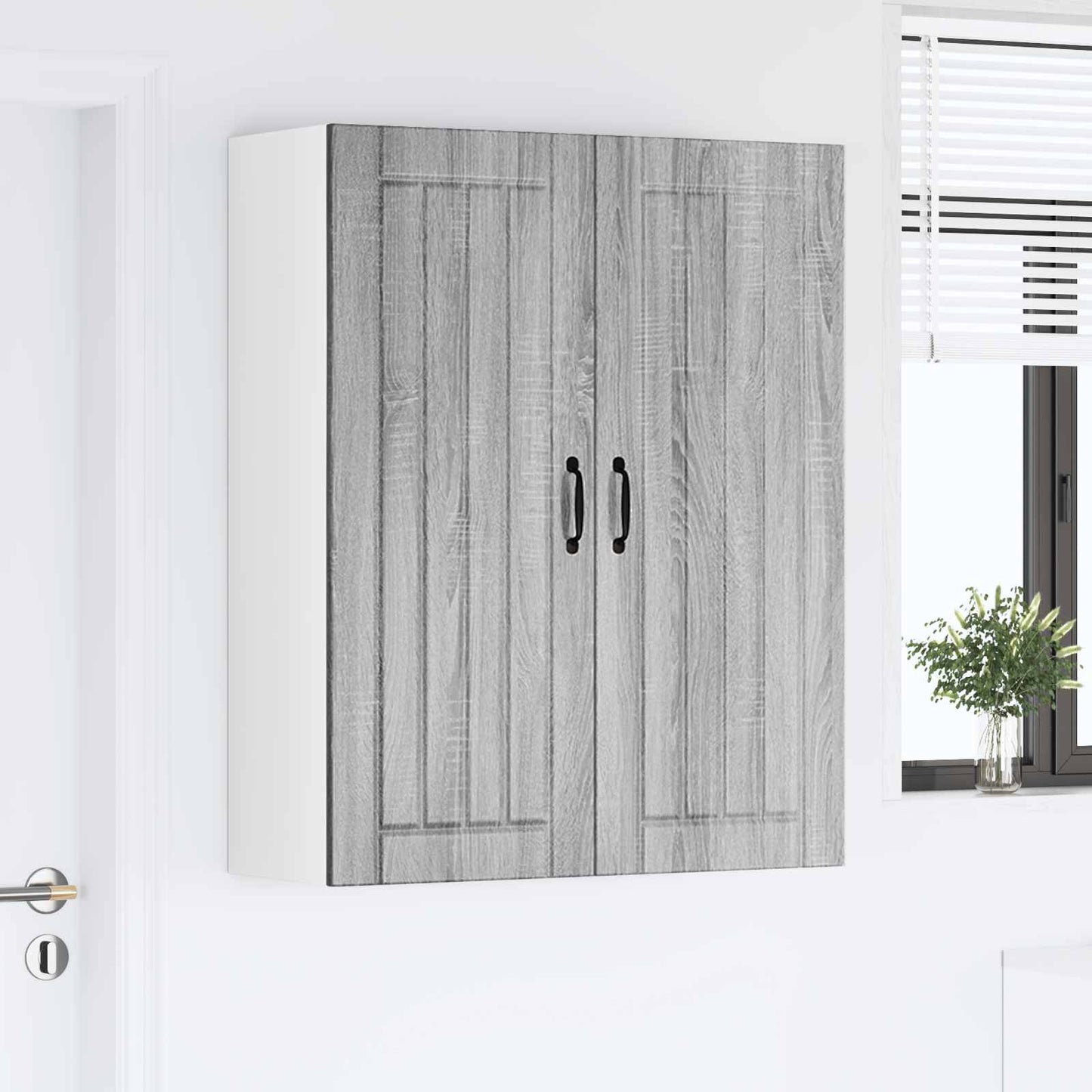 vidaXL Armoire de cuisine Sonoma gris 80 x 31 x 100 cm Bois d'ingénierie