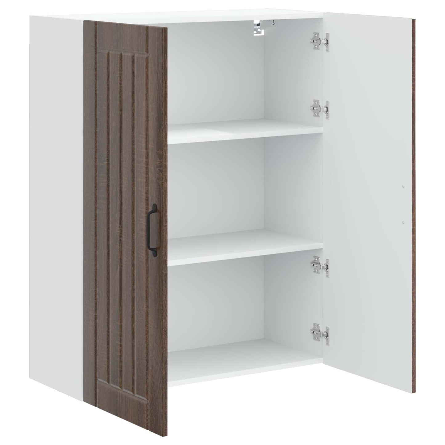 vidaXL Küchenwandschrank mit Tür Braun Eichen-Optik 80 x 31 x 100 cm