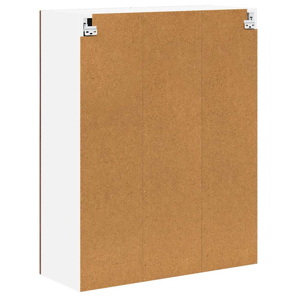vidaXL Küchenwandschrank mit Tür Braun Eichen-Optik 80 x 31 x 100 cm