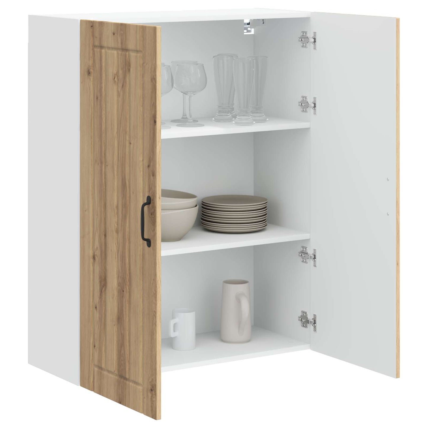 vidaXL Küchenschrank Artisan-Eiche 80 x 31 x 100 cm Holzwerkstoff