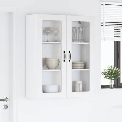 vidaXL Küchenwandschrank mit Tür Weiß 80 x 31 x 100 cm Holzwerkstoff