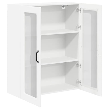 vidaXL Küchenwandschrank mit Tür Weiß 80 x 31 x 100 cm Holzwerkstoff
