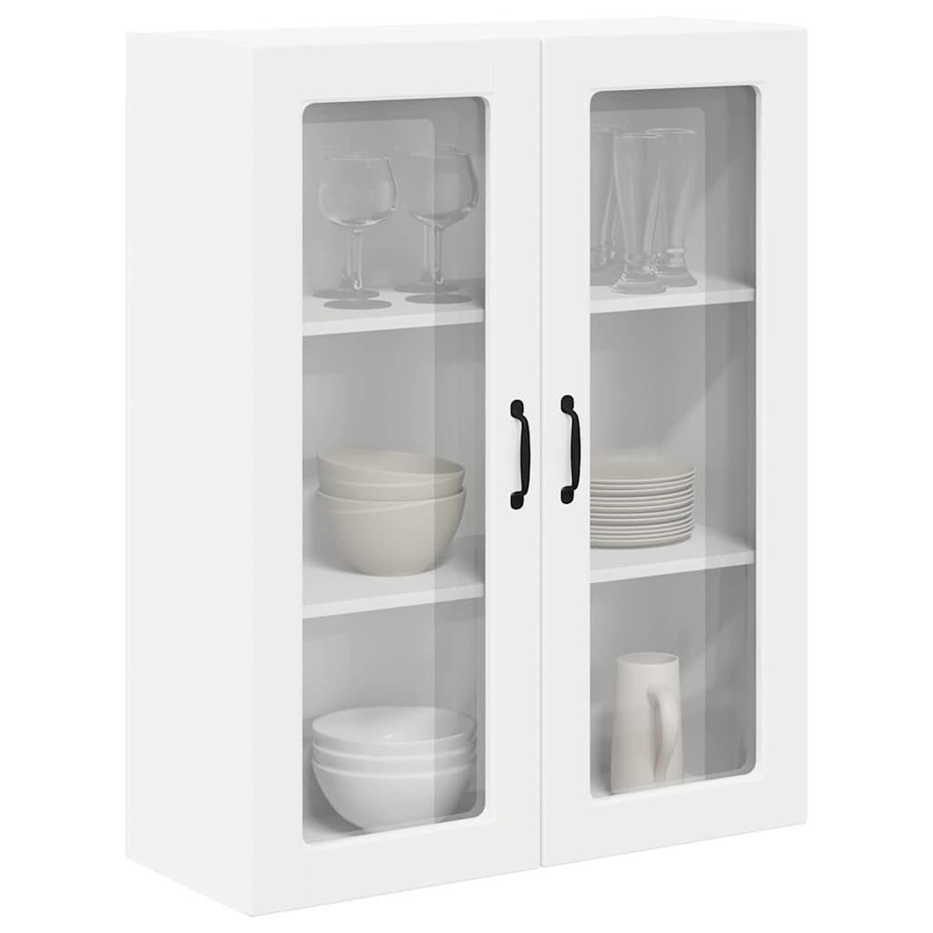 vidaXL Küchenwandschrank mit Tür Weiß 80 x 31 x 100 cm Holzwerkstoff