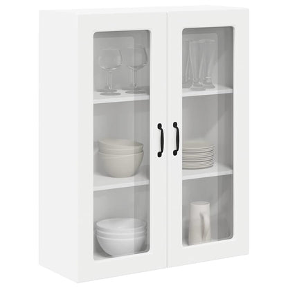 vidaXL Küchenwandschrank mit Tür Weiß 80 x 31 x 100 cm Holzwerkstoff