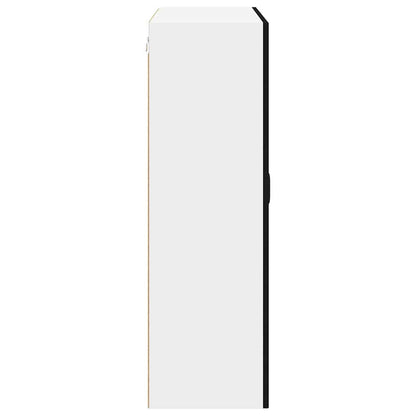 Küchenwandschrank Schwarz 80 x 31 x 100 cm Holzwerkstoff