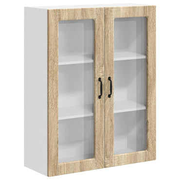 vidaXL Küchenwandschrank Sonoma-Eiche 80 x 31 x 100 cm Holzwerkstoff