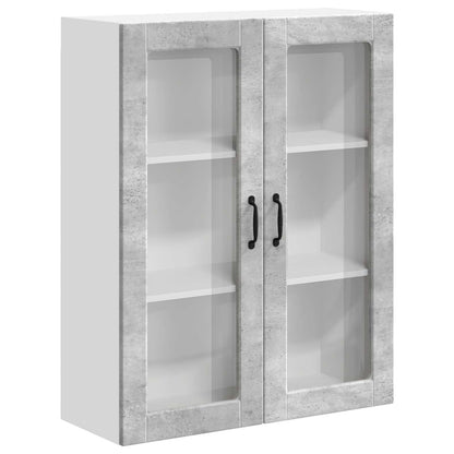 vidaXL Küchenwandschrank Beton Grau 80 x 31 x 100 cm Holzwerkstoff