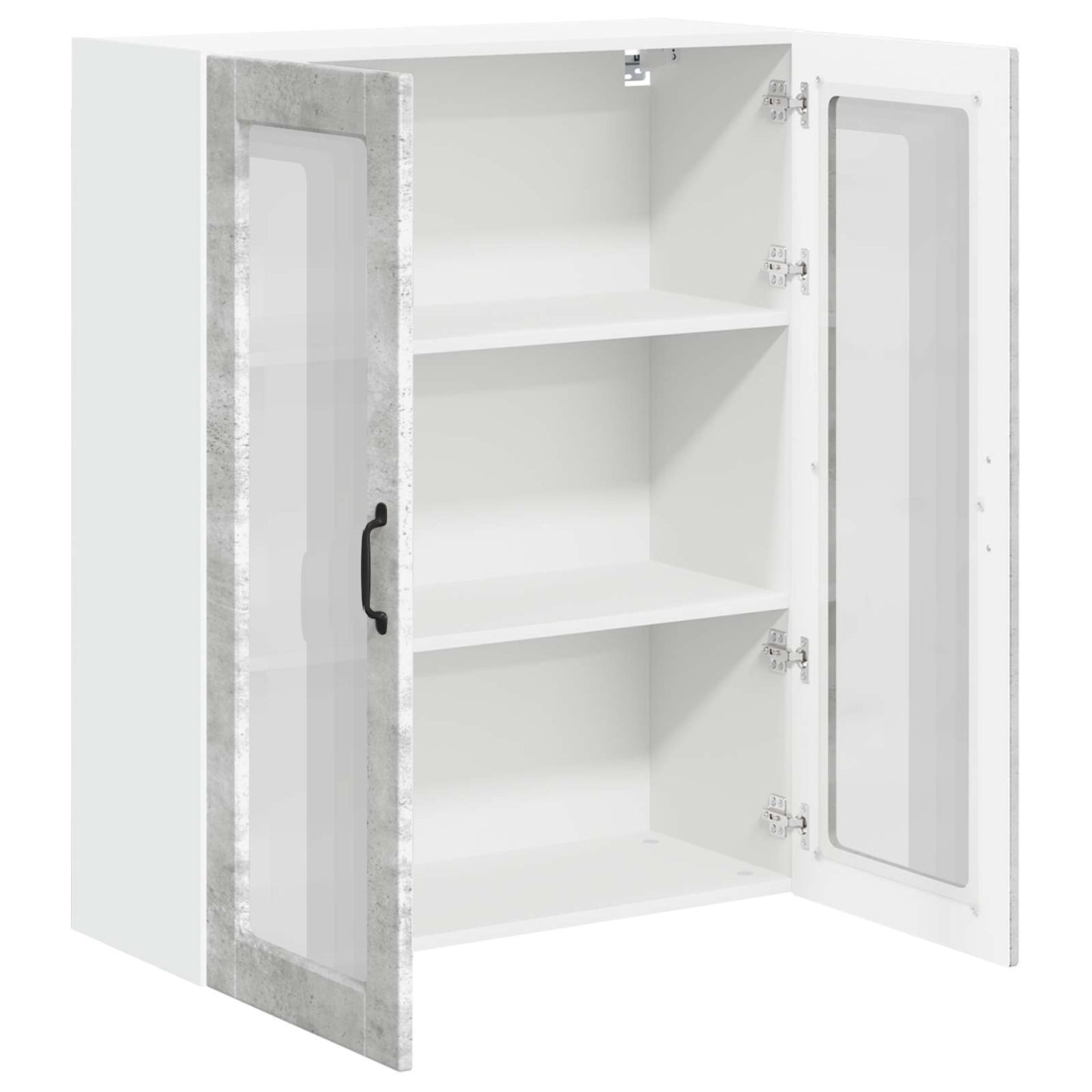 vidaXL Küchenwandschrank Beton Grau 80 x 31 x 100 cm Holzwerkstoff