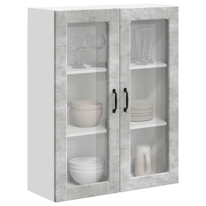 vidaXL Küchenwandschrank Beton Grau 80 x 31 x 100 cm Holzwerkstoff