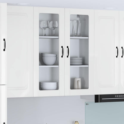 vidaXL Küchenwandschrank Hochglanz Weiß 80 x 31 x 100 cm Holzwerkstoff