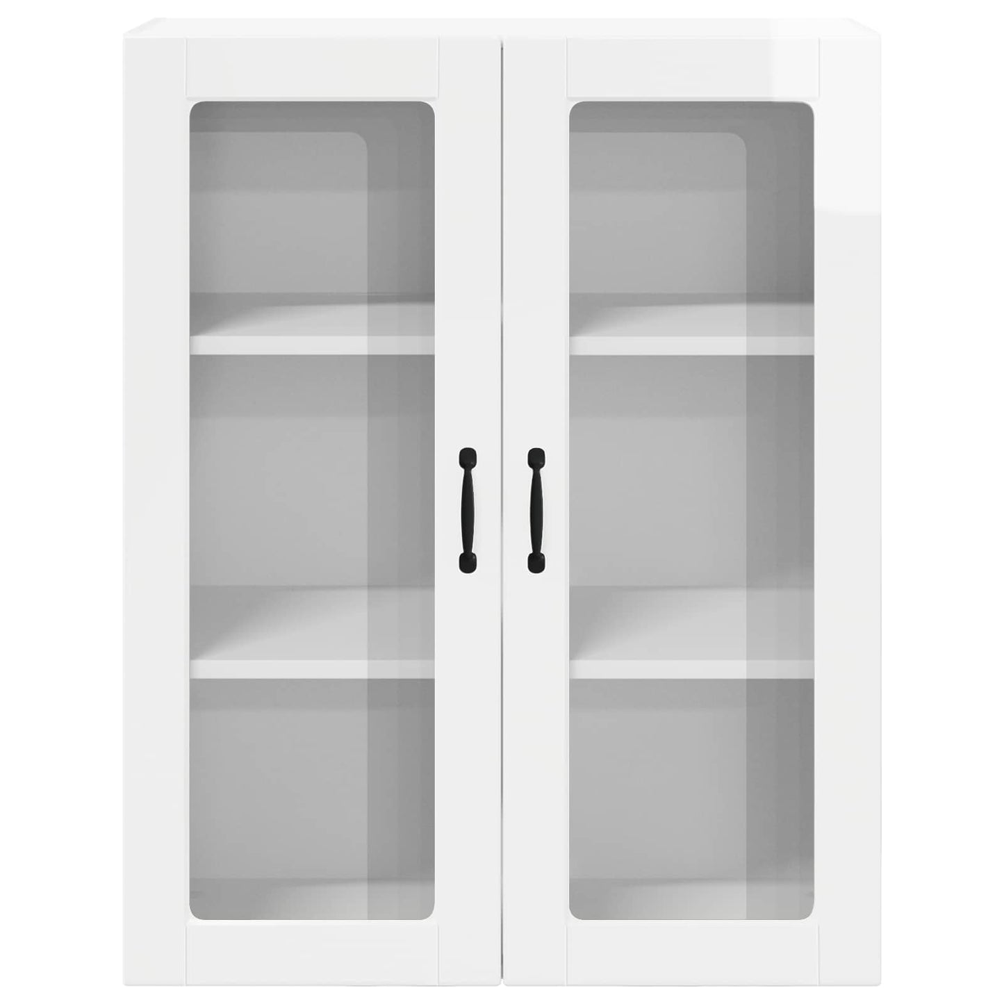 vidaXL Küchenwandschrank Hochglanz Weiß 80 x 31 x 100 cm Holzwerkstoff