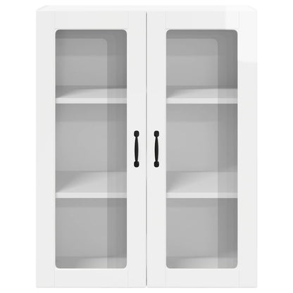 vidaXL Küchenwandschrank Hochglanz Weiß 80 x 31 x 100 cm Holzwerkstoff