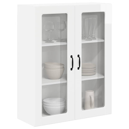 vidaXL Küchenwandschrank Hochglanz Weiß 80 x 31 x 100 cm Holzwerkstoff