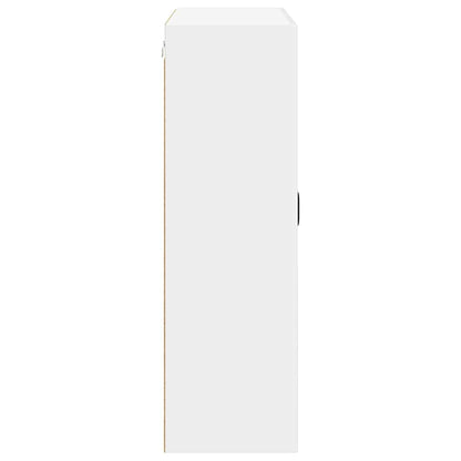 vidaXL Küchenwandschrank Hochglanz Weiß 80 x 31 x 100 cm Holzwerkstoff